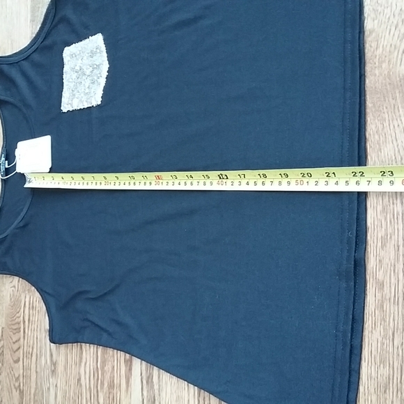 (3X) NWT Coeur De Vague Classic Fashion Designed in France Sequin Detail Tank - Picture 5 of 9